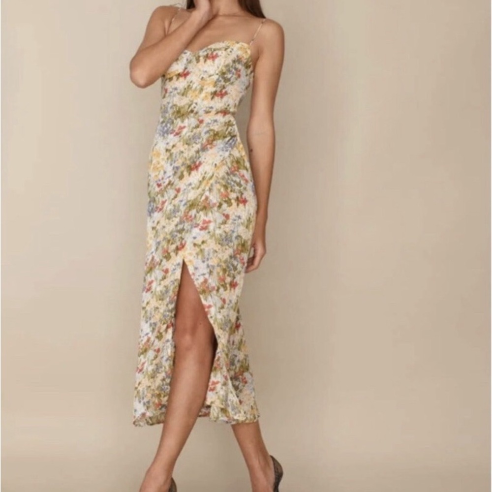 Reformation Kourtney Floral Midi Dress